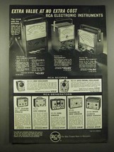 1962 RCA Electronic Instruments Ad -Volt-Ohm-milliammeter, Voltohmyst - $18.49