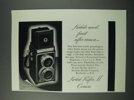 1949 Kodak Reflex II Camera Ad - Newest Finest Reflex Camera - £14.09 GBP