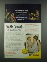 1949 Kodak Kodachrome Film Ad - Users of Kodak Flash Bantam Camera - £14.60 GBP
