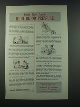 1949 Metropolitan Life Insurance Company Ad - High Blood Pressure - £14.78 GBP