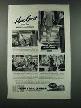 1949 New York Central Train Ad - House Guest on the Water Level Route - £14.56 GBP