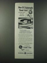 1952 General Electric G-E Automatic Travel Iron Ad - For Any Traveler - £14.72 GBP