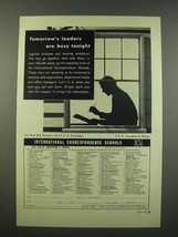 1954 International Correspondence Schools Ad - Tomorrow&#39;s Leaders - £14.54 GBP