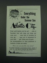 1966 Atlantic City, New Jersey Ad - Everything Under the Summer Sun - £14.62 GBP