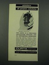 1966 Curta Calculator Ad - Miniature All Purpose - $18.49