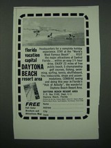 1966 Daytona Beach Florida Ad - Florida Vacation Capital - £14.54 GBP