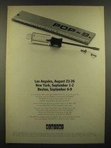 1966 Digital PDP-9 Computer Ad - Los Angeles - $18.49