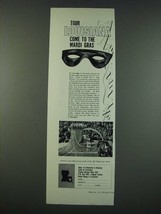 1961 Louisiana Tourism Ad - Come to the Mardi Gras - £14.45 GBP
