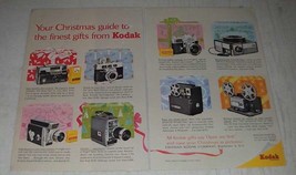 1963 Kodak Cameras Ad - Instamatic 700, Motormatic 35F, Zoom8 Reflex - £14.50 GBP
