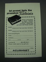 1965 Acushnet Titleists Golf Balls Ad - Get Personal, Santa - $18.49