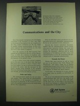 1965 Bell System Ad - Communications and the City - $18.49