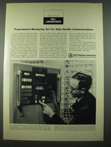 1965 Bell Telephone Laboratories Ad - Programmed Measuring Set - £14.54 GBP
