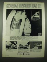 1965 General Electric Ad - Iron, Medallion Hair Dryer, Cordless Knife - £13.80 GBP