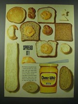 1965 Kraft Cheez Whiz Ad - Spread It! - $18.49