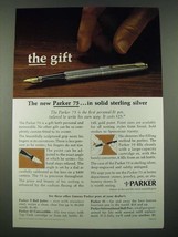 1965 Parker 75 Pen Ad - The Gift - £14.54 GBP