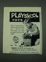 1965 Playskool Postal Station Toy Ad - £14.56 GBP