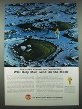 1965 RCA Electronic Components and Devices Ad - Help Man Land on the Moon - $18.49