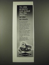 1965 Sawyer&#39;s Deluxe Rotomatic Slide Projector Ad - Looked Like This - £14.61 GBP