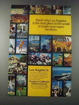 1977 Los Angeles California Ad - Begin Your Super Vacation - £14.76 GBP