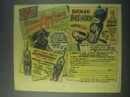 1977 NCG Merchandise Ad - Batman Bike Horn, Batman &amp; Superman Toothbrush - £14.56 GBP