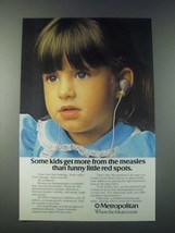 1977 Metropolitan Life Insurance Ad - Some Kids Get More From the Measles - £14.72 GBP