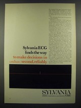 1966 GT&E SUHL Sylvania Universal High-level Logic Ad - ECG Finds the Way - £14.78 GBP