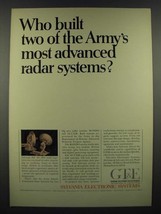 1966 GT&amp;E Sylvania RONDO and ALTAIR Radar Systems Ad - Army&#39;s Radar - $18.49