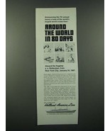 1966 Holland-America Line Cruise Ad - Around the World in 80 Days - £14.78 GBP