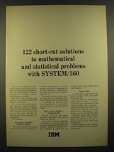 1966 IBM Scientific Subroutine Package SSP/360 Ad - 122 Short-Cut Solutions - $18.49