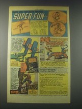 1977 Superhero Merchandise Ad - Marvel Belts, Spidey/Fantastic Four Board Game - £14.54 GBP