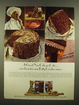 1967 Betty Crocker New Orleans Style Chocolate Spice Cake Mix Ad - £14.55 GBP