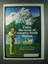 1979 Salem Cigarettes Ad - Enjoy the Taste of Country Fresh Salem - £14.60 GBP