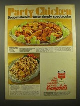 1967 Campbell's Soup Ad - Chicken via Veneto & Chicken Magnifique recipes - $18.49