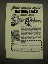 1967 Daytona Beach Florida Ad - Florida Vacation Capital - £14.55 GBP