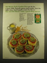 1967 Del Monte Early Garden Sweet Peas Ad - Peas & Onion Paprika recipe  - $18.49