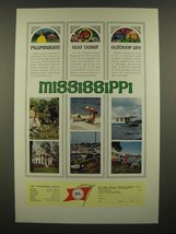 1967 Mississippi Tourism Ad - Pilgrimages - £14.72 GBP