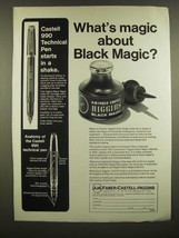 1968 A.W. Faber-Castell-Higgins Black Magic Ink Ad - What's Magic? - $18.49