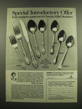 1983 Betty Crocker Oneida Solid Stainless Ad - Anthem, St. Ives, Whittier - $18.49
