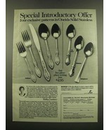 1983 Betty Crocker Oneida Solid Stainless Ad - Anthem, St. Ives, Whittier - $18.49