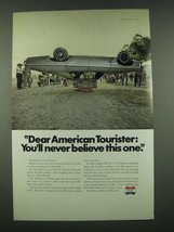 1970 American Tourister Luggage Ad - You&#39;ll Never Believe This One - $18.49