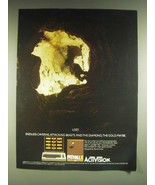 1985 ActiVision Pitfall II Video Game Ad - Lost. Endless caverns. Attack... - £14.78 GBP
