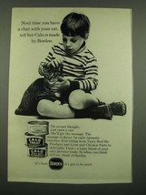 1970 Borden Calo Cat Food Ad - Have a Chat With Your Cat - £14.74 GBP