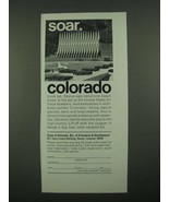 1970 Colorado Tourism Ad - Soar - U.S. Air Force Academy - £14.52 GBP