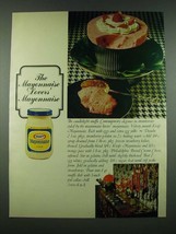1970 Kraft Mayonnaise Ad - Candlelight Souffle recipe - $18.49