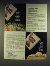 1985 Post Grape-Nuts cereal Ad - Shake it on for a snappy crisp natural crunch - £14.48 GBP