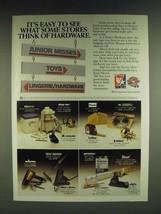 1985 Sentry Hardware Store Ad - It's easy to see what some stores think of  - £14.61 GBP