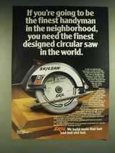 1985 Skil Skilsaw Circular Saw 5350 Ad - If you&#39;re going to be the finest  - £14.76 GBP