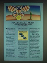 1985 U.S. Committee for Energy Awareness Ad - Nuclear electricity The growth of  - £14.77 GBP