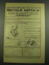 1974 American Bicycle Moto-X Association Ad - Boys! Girls! - $18.49