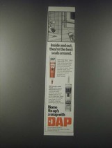 1977 DAP Ad - Kwik-Seal Tub &amp; Tile Caulk and Acrylic Latex Caulk - £14.54 GBP